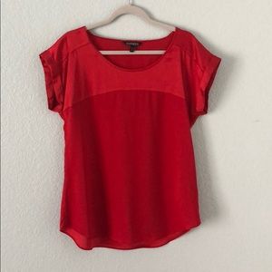 Red Express short sleeve shirt